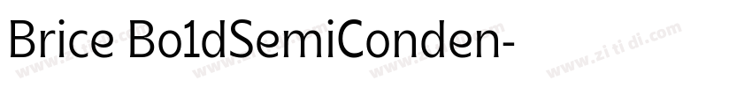 Brice Bo1dSemiConden字体转换